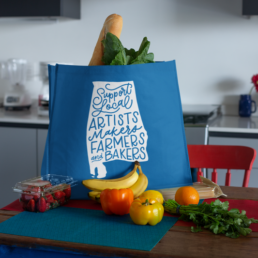 Support Local Artists Makers Farmers and Bakers Alabama State SVG Digital Download Design File
