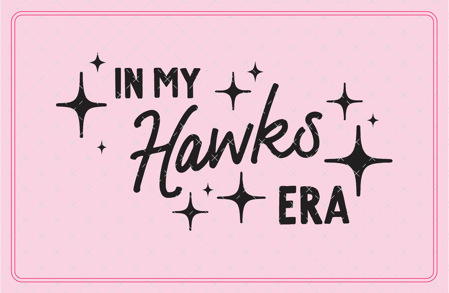 In My Hawks Era Mascot SVG Digital Download Design File