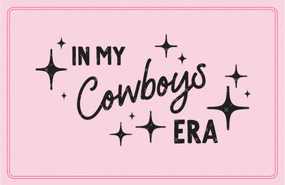 In My Cowboys Era Mascot SVG Digital Download Design File