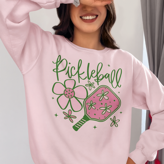 Pickleball Flowers SVG Digital Download Design File