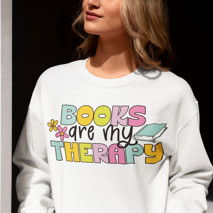 Books Are My Therapy SVG Digital Download Design File