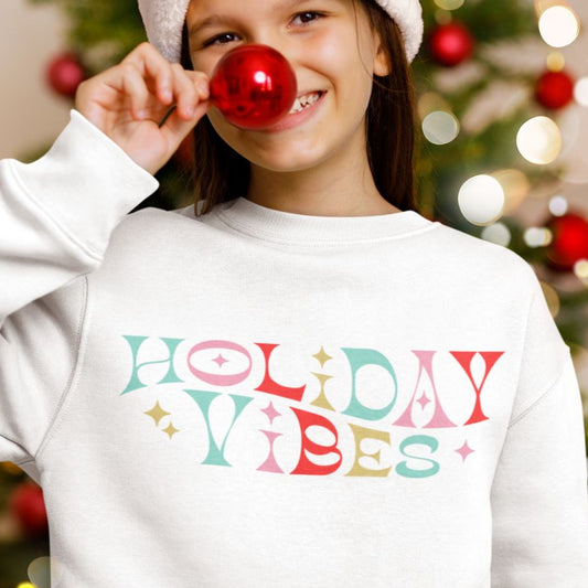 Holiday Vibes Christmas SVG Digital Download Design File