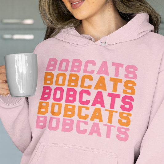 Bobcats Block Letter Mascot SVG Digital Download Design File