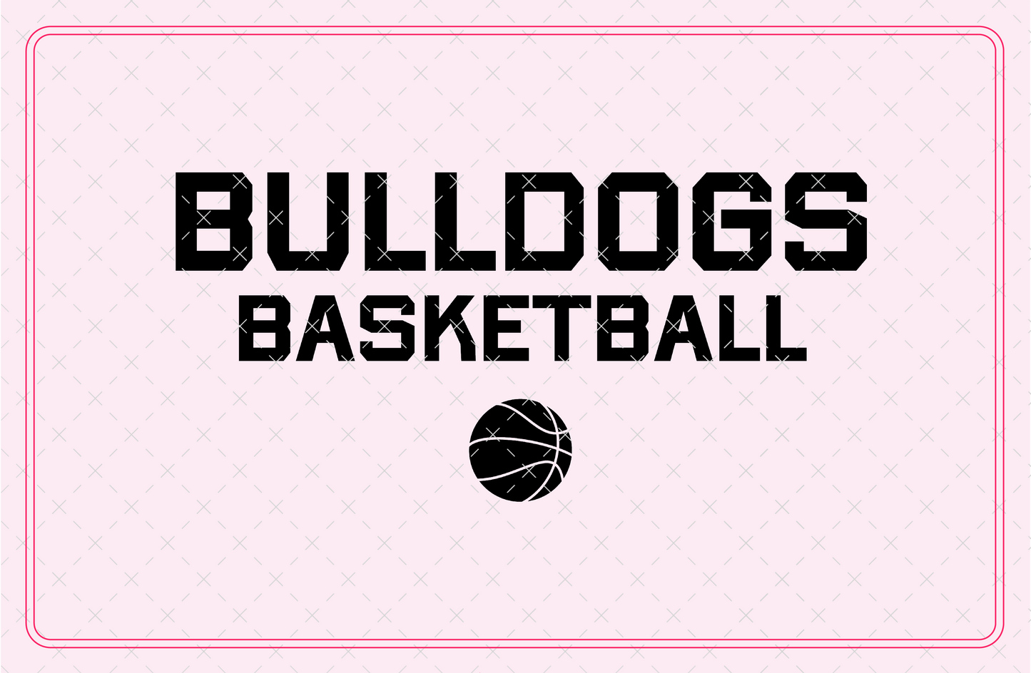 Bulldogs Basketball SVG Digital Download Design File