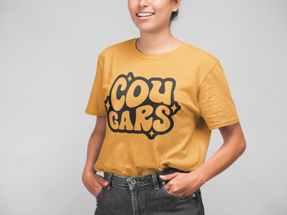 Cougars Retro Stars SVG Digital Download Design File