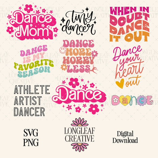 Dance Designs SVG Bundle 2
