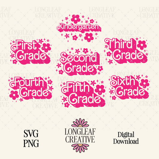 Back to School Barbie SVG Bundle