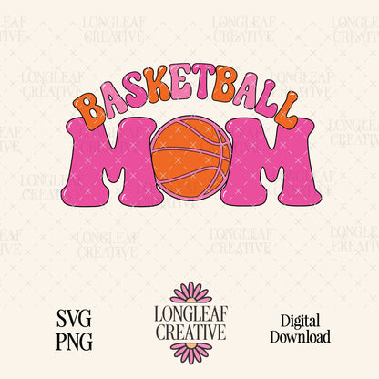 Basketball Mom Digital Download Design File