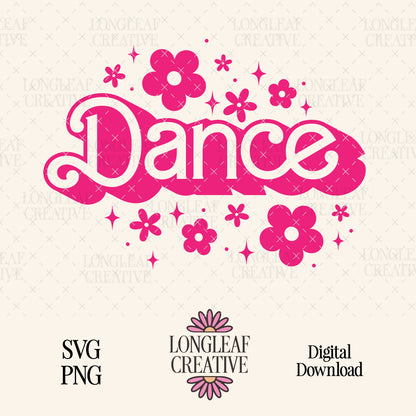 Dance Barbie SVG Digital Download Design File