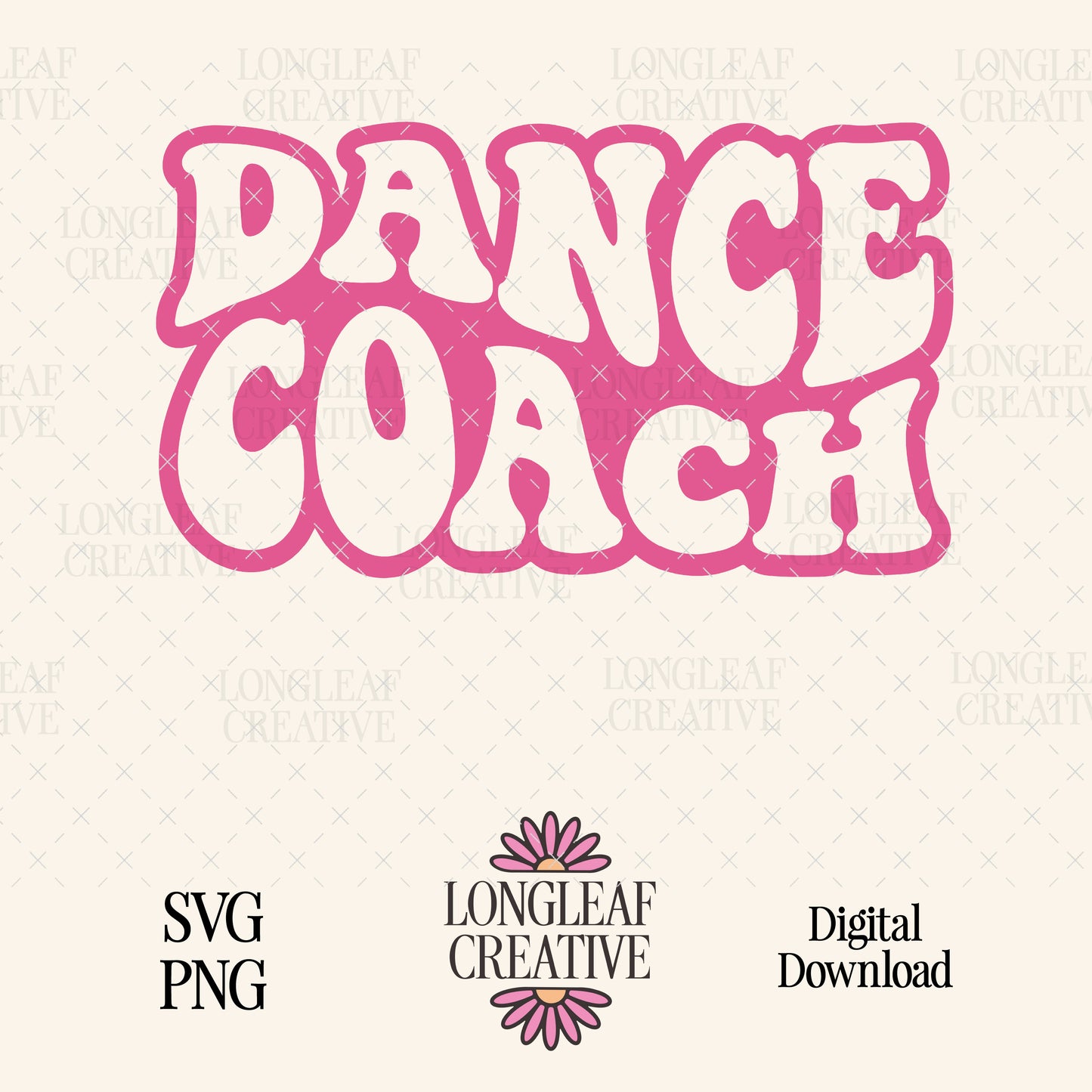 Dance Coach Digital Download Design File