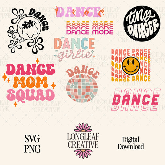 Dance Designs SVG Bundle 1