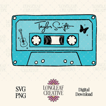 Taylor Swift Debut Mixtape SVG Digital Download Design File