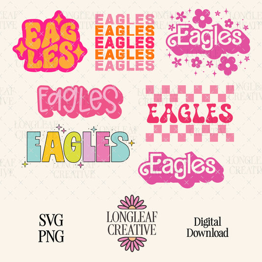 Eagles Mascot SVG Bundle