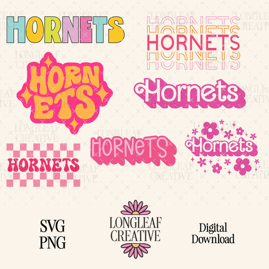 Hornets Mascot SVG Bundle