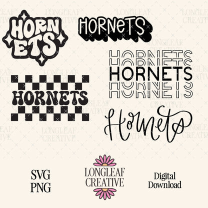 Hornets Mascot SVG Bundle