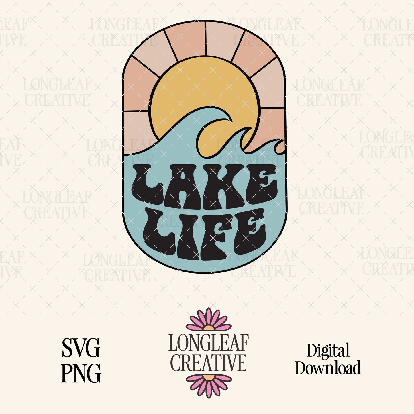 Lake Life SVG Digital Download Design File