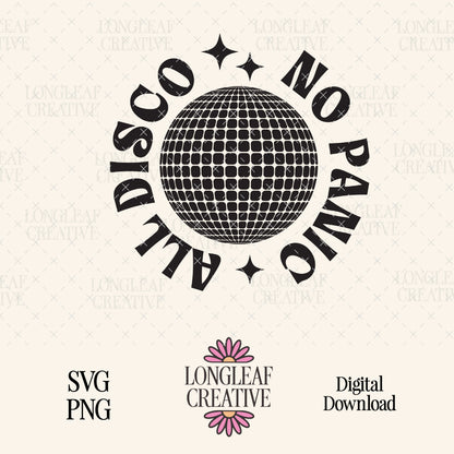 No Panic All Disco SVG Digital Download Design File