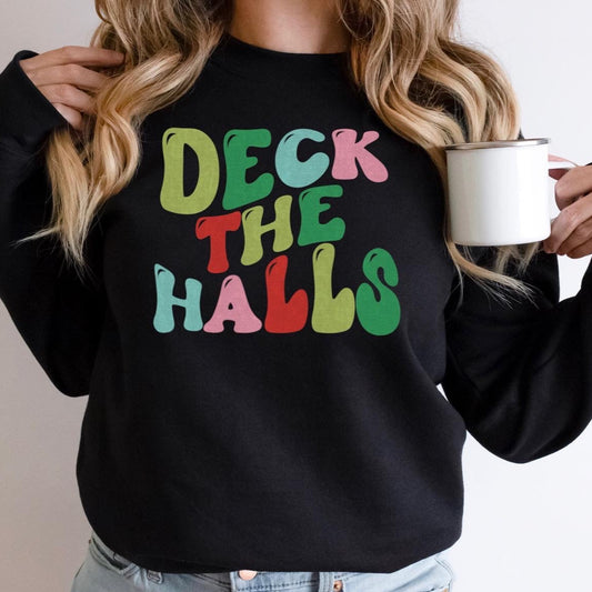 Deck the Halls Holiday Christmas SVG Digital Download Design File