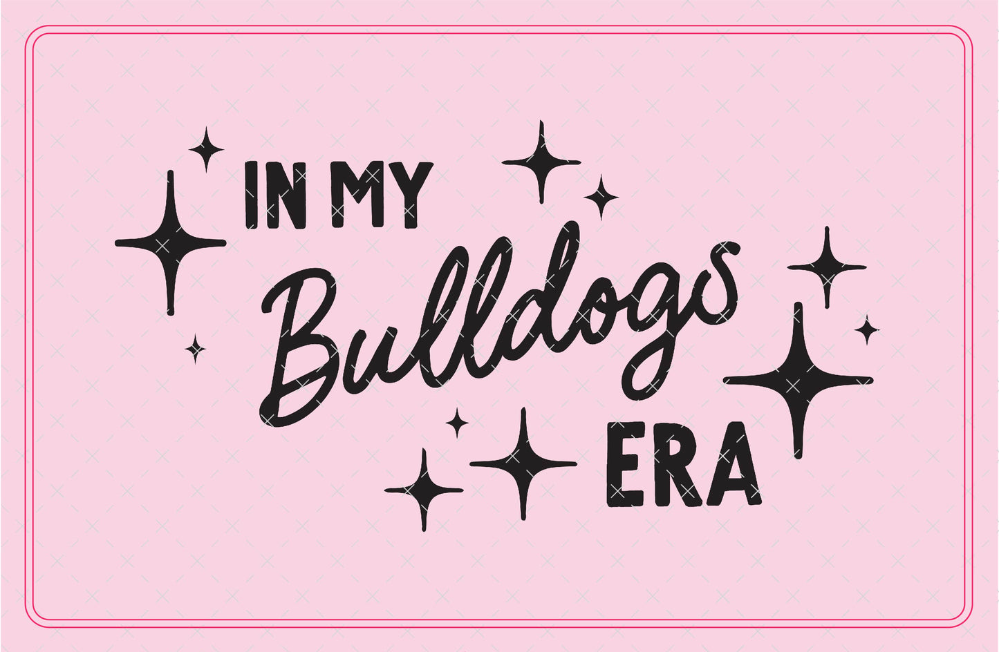 In My Bulldogs Era Mascot SVG Digital Download Design File