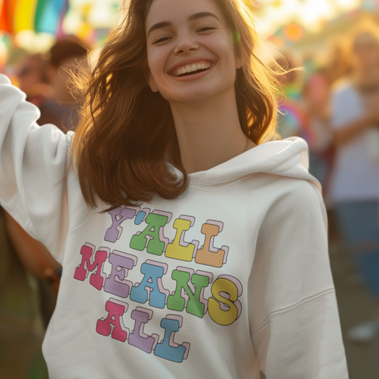 Y’all Means All Pride SVG Digital Download Design File