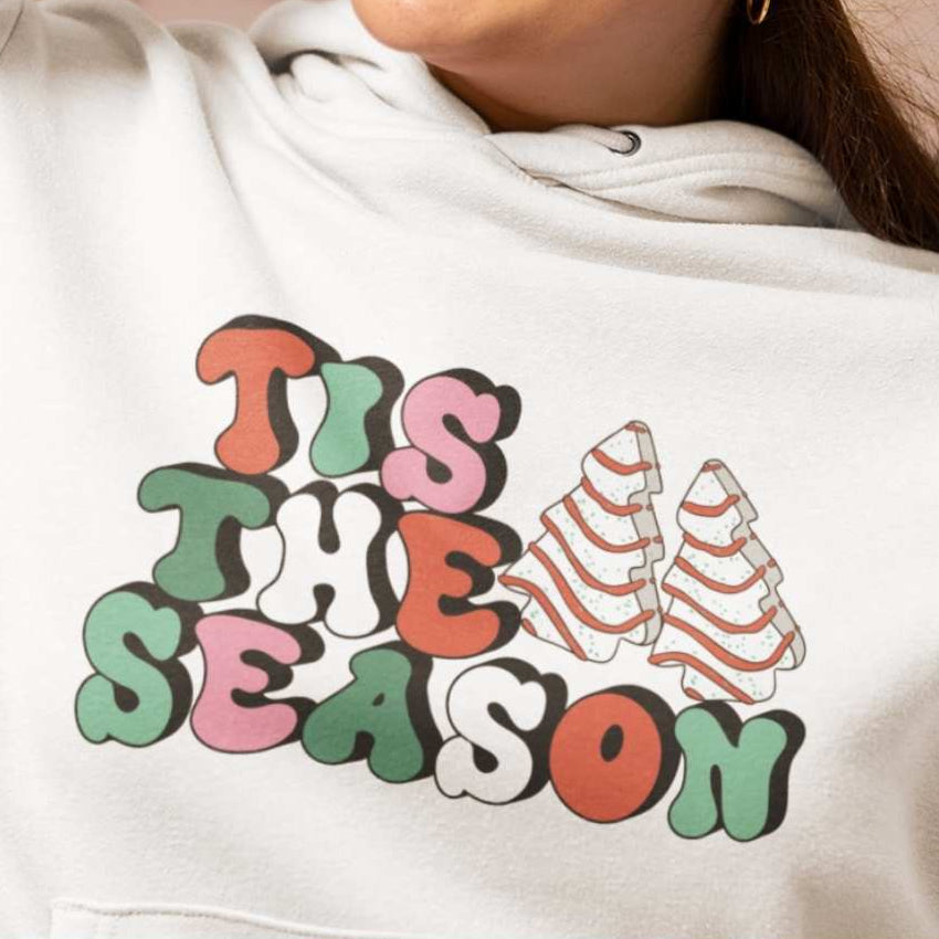 Tis the Season Christmas Tree Cakes SVG Digital Download Design File