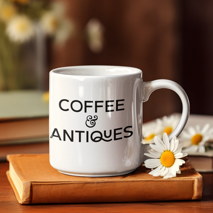 Coffee and Antiques SVG Digital Download Design File