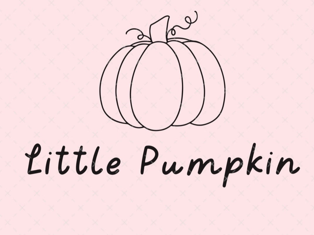 Little Pumpkin Fall SVG Digital Download Design File