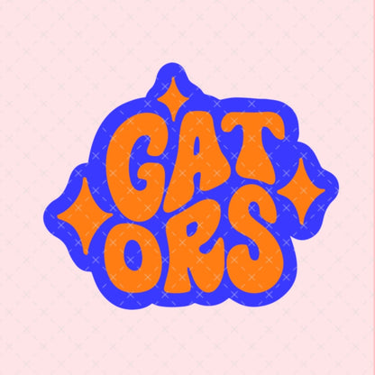 Gators Retro Mascot SVG Digital Download Design File