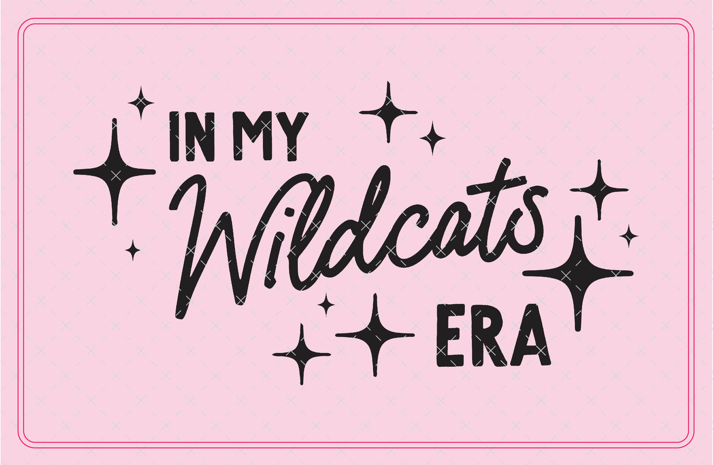 In My Wildcats Era Mascot SVG Digital Download Design File