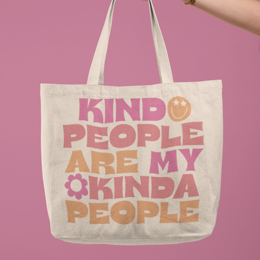 Kind People Are My Kinda People Groovy SVG Digital Download Design File