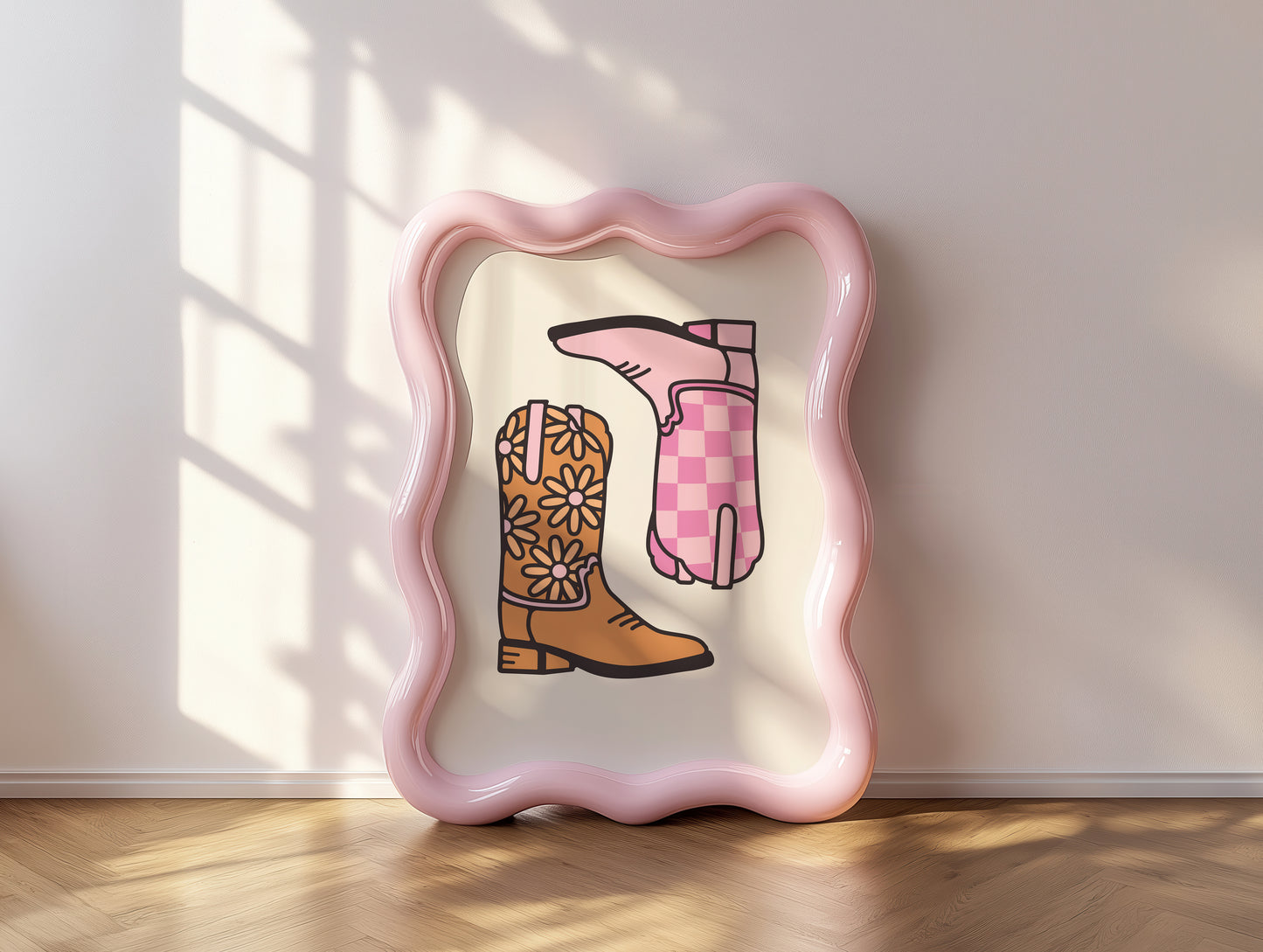 Cowgirl Boots Western Digital Art Print Download