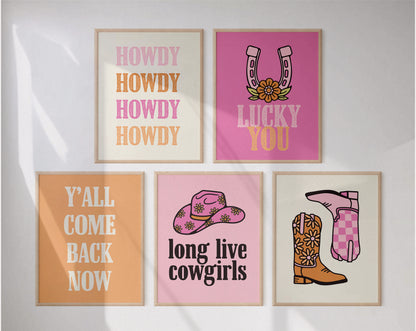 Cowgirl Boots Western Digital Art Print Download
