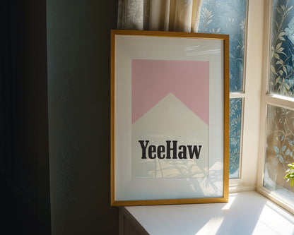 YeeHaw Western  Digital Art Print Download