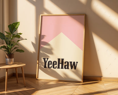 YeeHaw Western  Digital Art Print Download