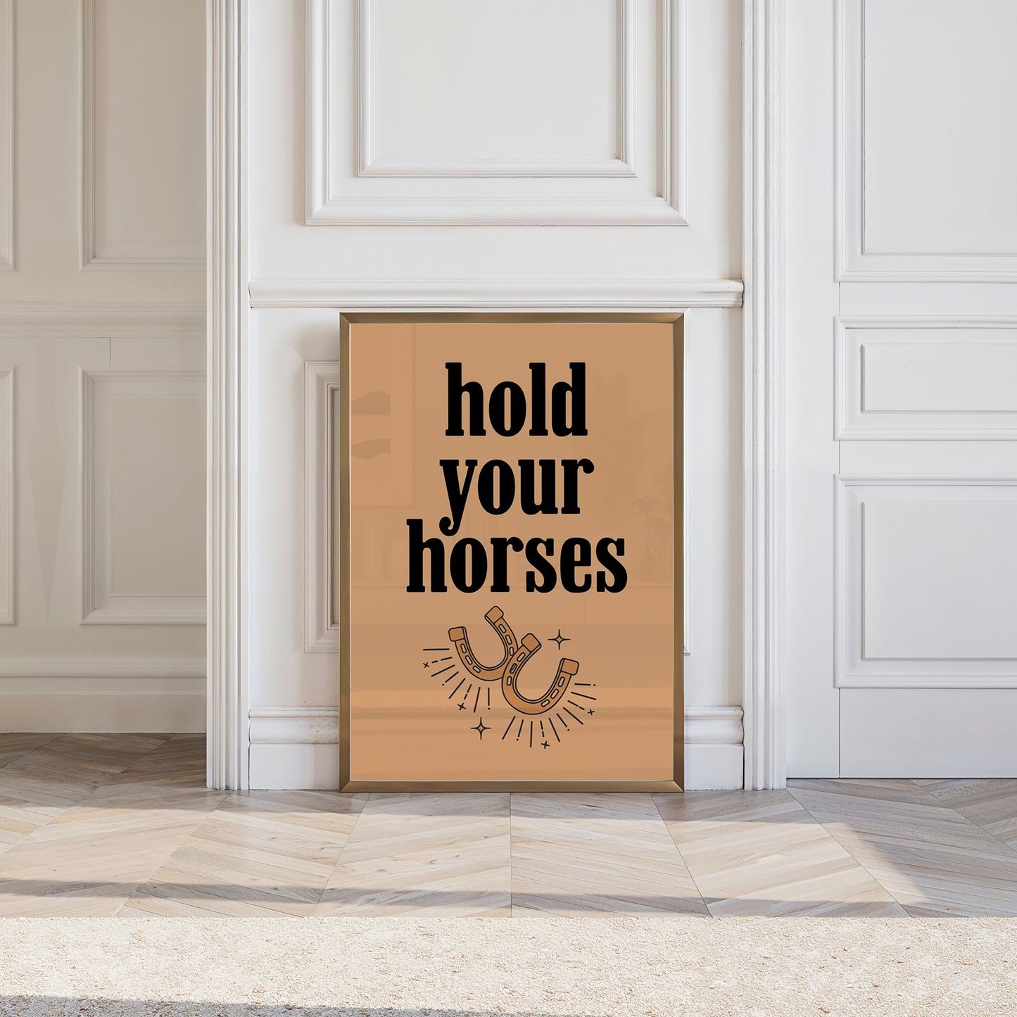 Set of 5 Country Western Pink and Orange Art Prints 2 Digital Art Print Download
