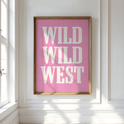 Set of 5 Country Western Pink and Orange Art Prints 2 Digital Art Print Download