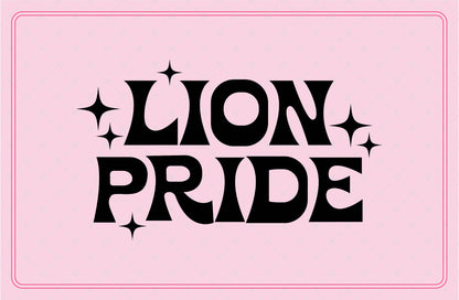 Lion Pride Mascot SVG Digital Download Design File