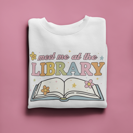Meet Me at the Library SVG Digital Download Design File