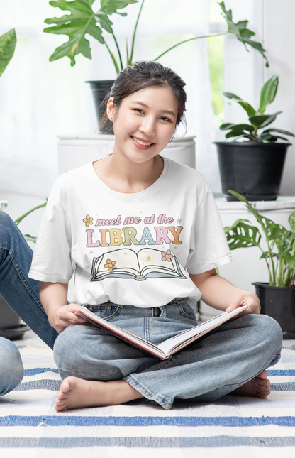 Meet Me at the Library SVG Digital Download Design File