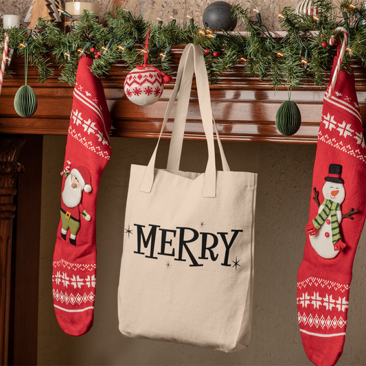 Merry Retro Holiday Christmas SVG Digital Download Design File