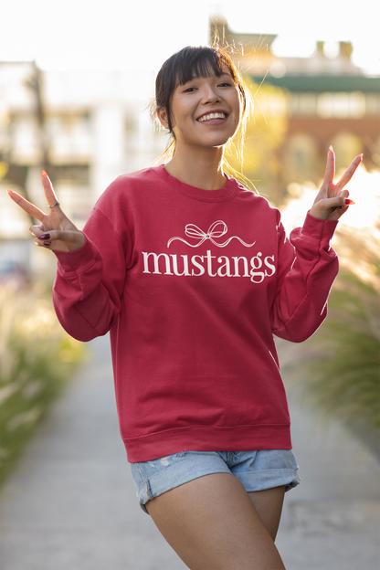 Mustangs Bow Mascot SVG Digital Download Design File