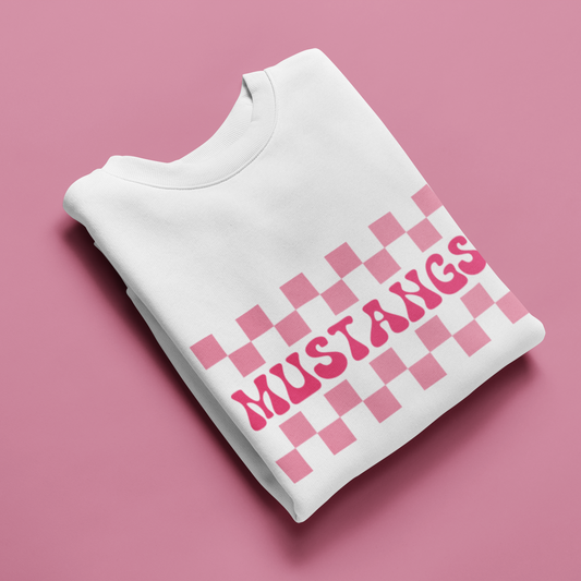 Mustangs Mascot Checker SVG Digital Download Design File