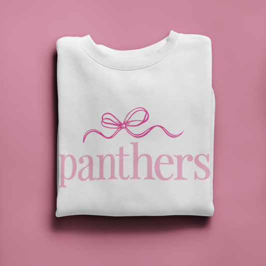 Panthers Bow Mascot SVG Digital Download Design File