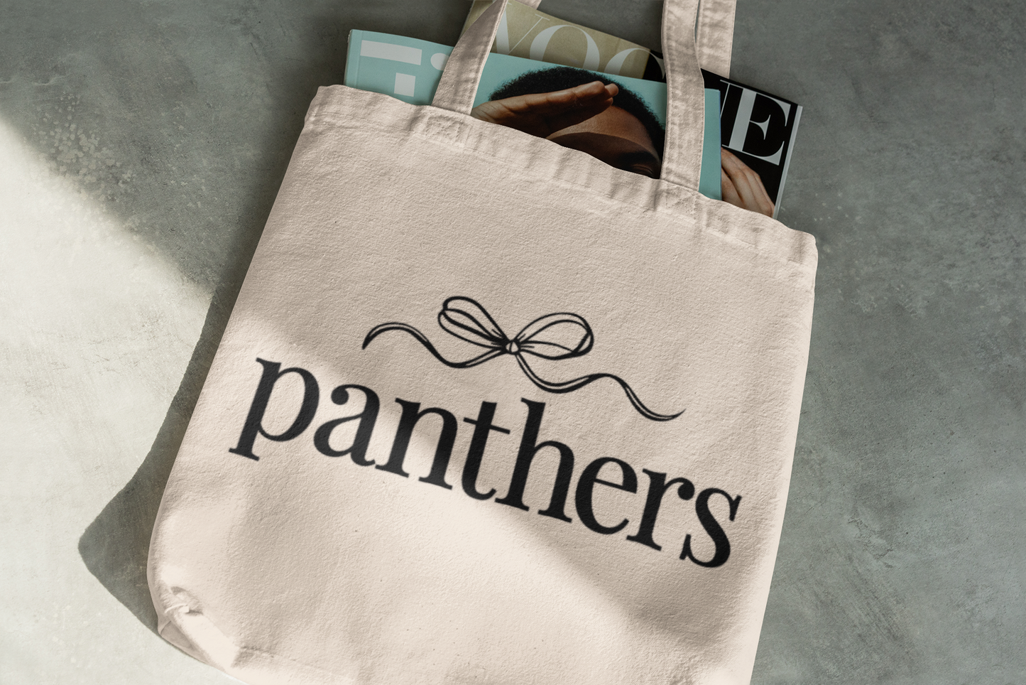 Panthers Bow Mascot SVG Digital Download Design File