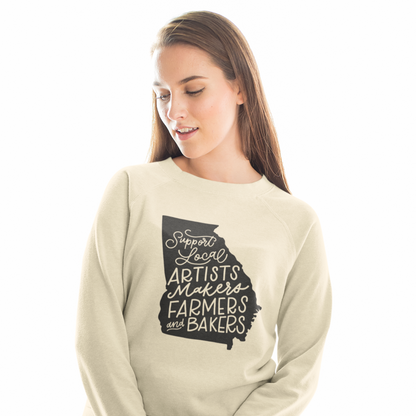 Support Local Artists Makers Farmers and Bakers Georgia State SVG Digital Download Design File