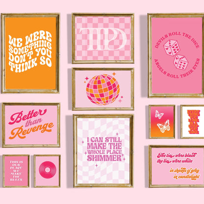 Taylor Swift Digital Gallery Wall Bundle 2 - 11 Art Prints Download