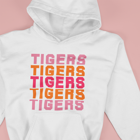 Tigers Block Letter Mascot SVG Digital Download Design File