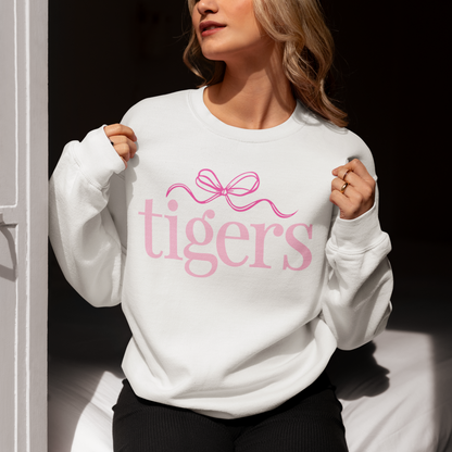 Tigers Bow Mascot SVG Digital Download Design File