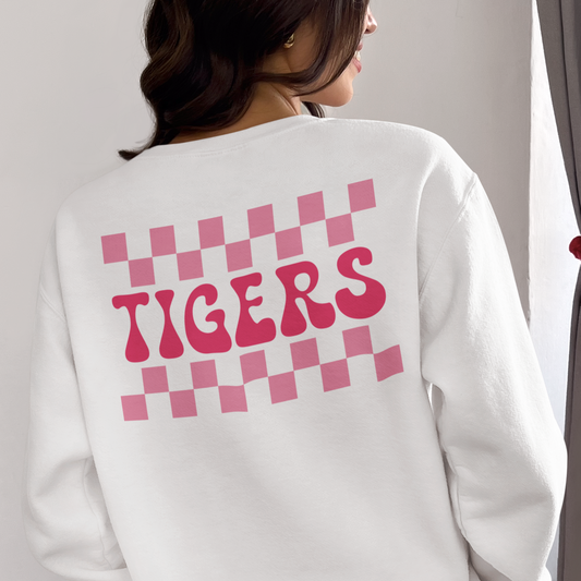 Tigers Checker Mascot SVG Digital Download Design File