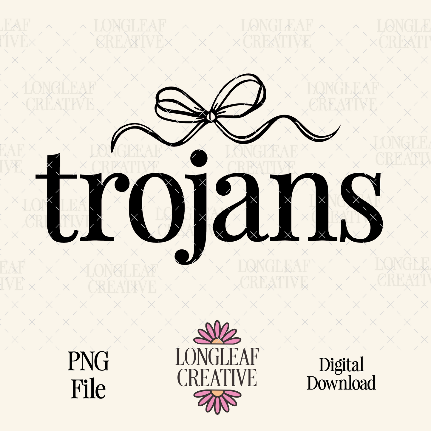 Trojans Bow Mascot SVG Digital Download Design File (Copy)